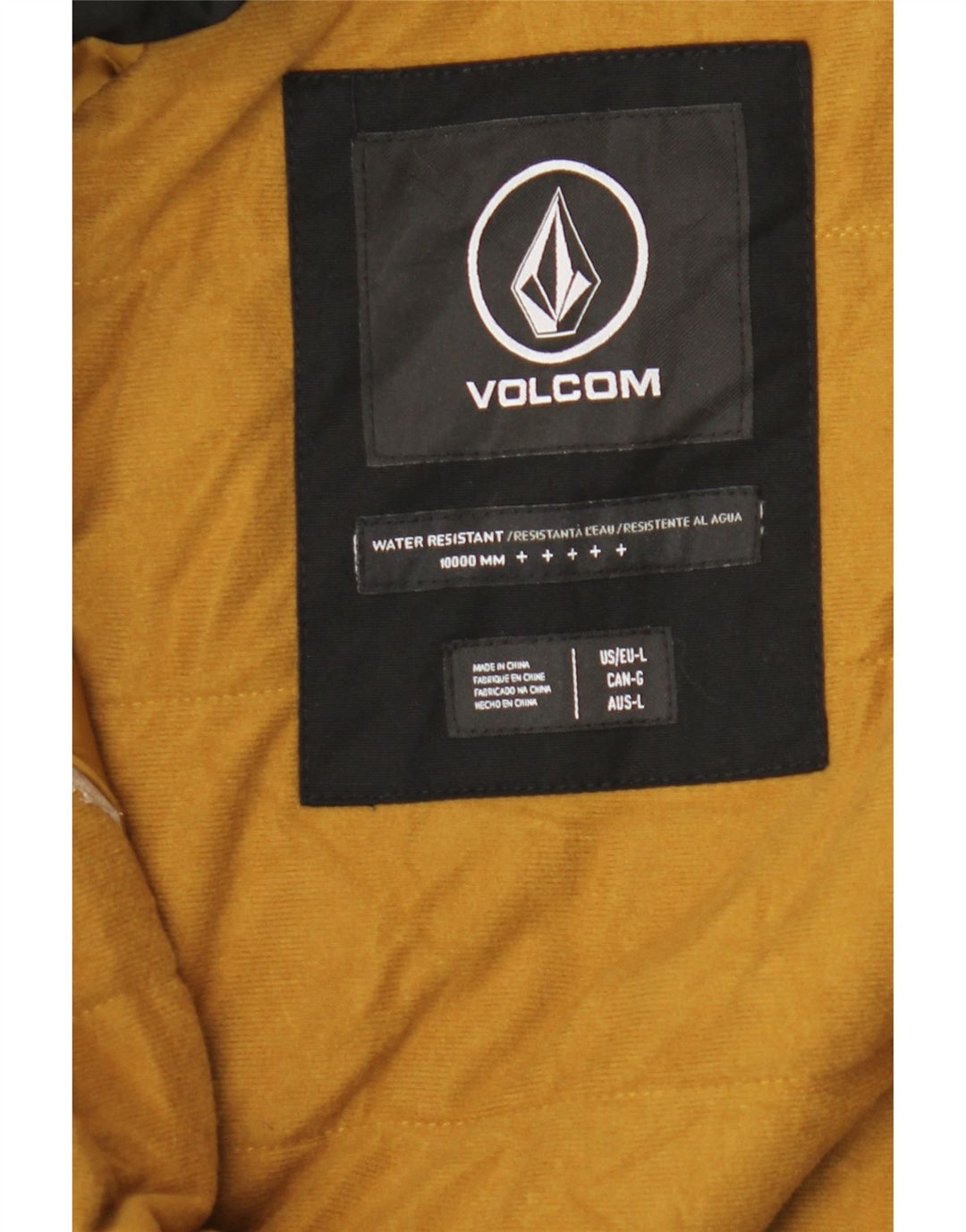 VOLCOM Veste bomber à capuche pour homme UK 40 Large Noir