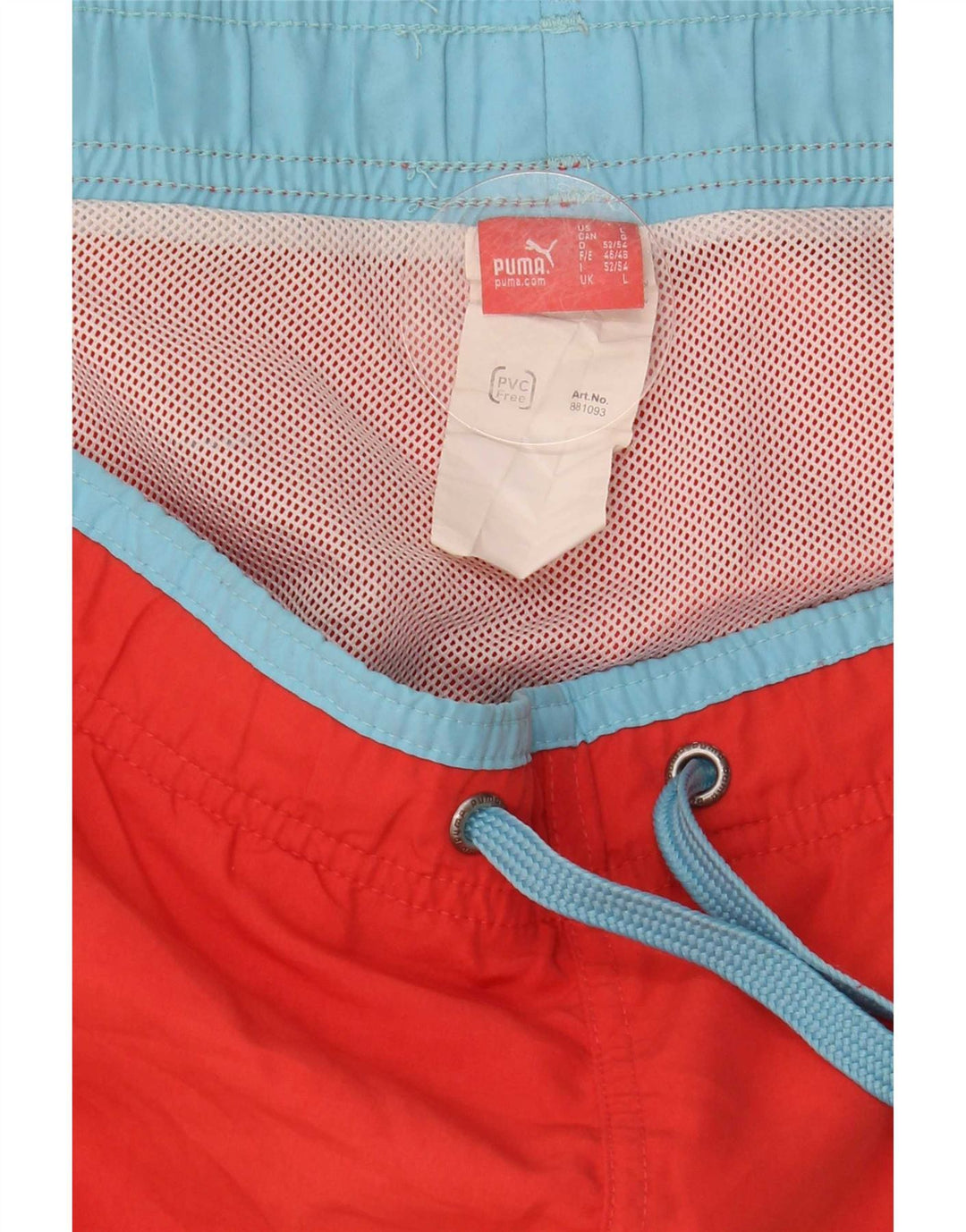 Puma Short de Bain Graphique Homme Large Rouge Polyester