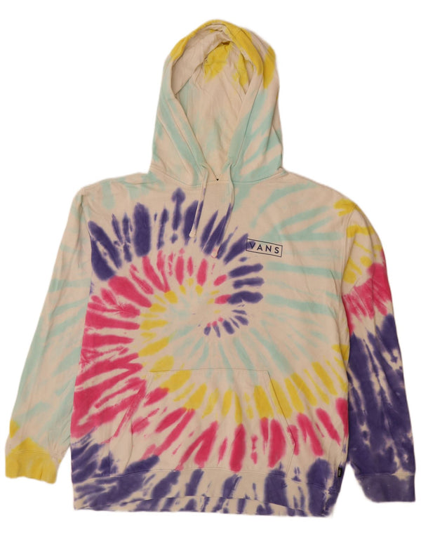 Vans Mens Hoodie Jumper XL Multicoloured Tie Dye
