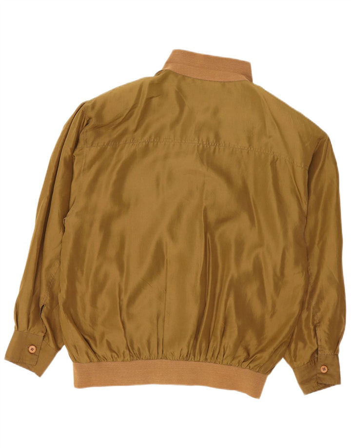 Coocoon Veste Bomber Coupe Ample pour Homme UK 36 Petite Soie Kaki