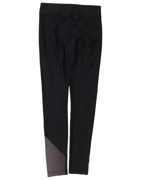 UNDER ARMOUR Legging graphique Heat Gear pour femme UK 14 Noir moyen