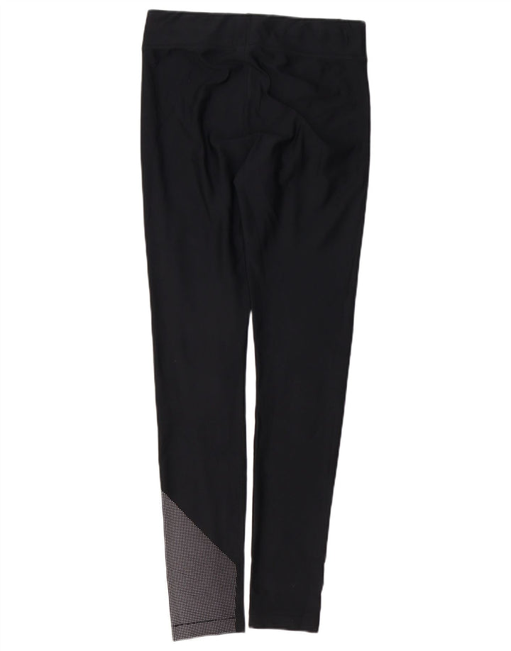 UNDER ARMOUR Legging graphique Heat Gear pour femme UK 14 Noir moyen