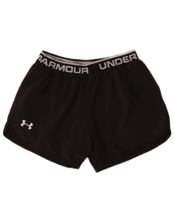 UNDER ARMOUR Short de sport ajusté graphique pour fille 13-14 ans XL Noir