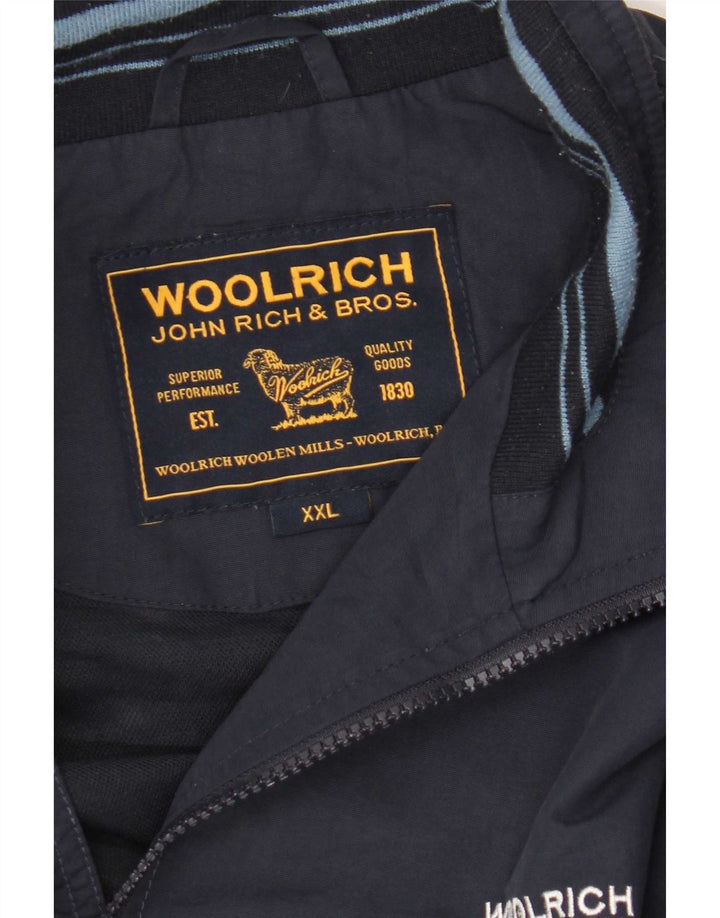 Woolrich Veste de survêtement sans manches pour homme 2XL Bleu marine