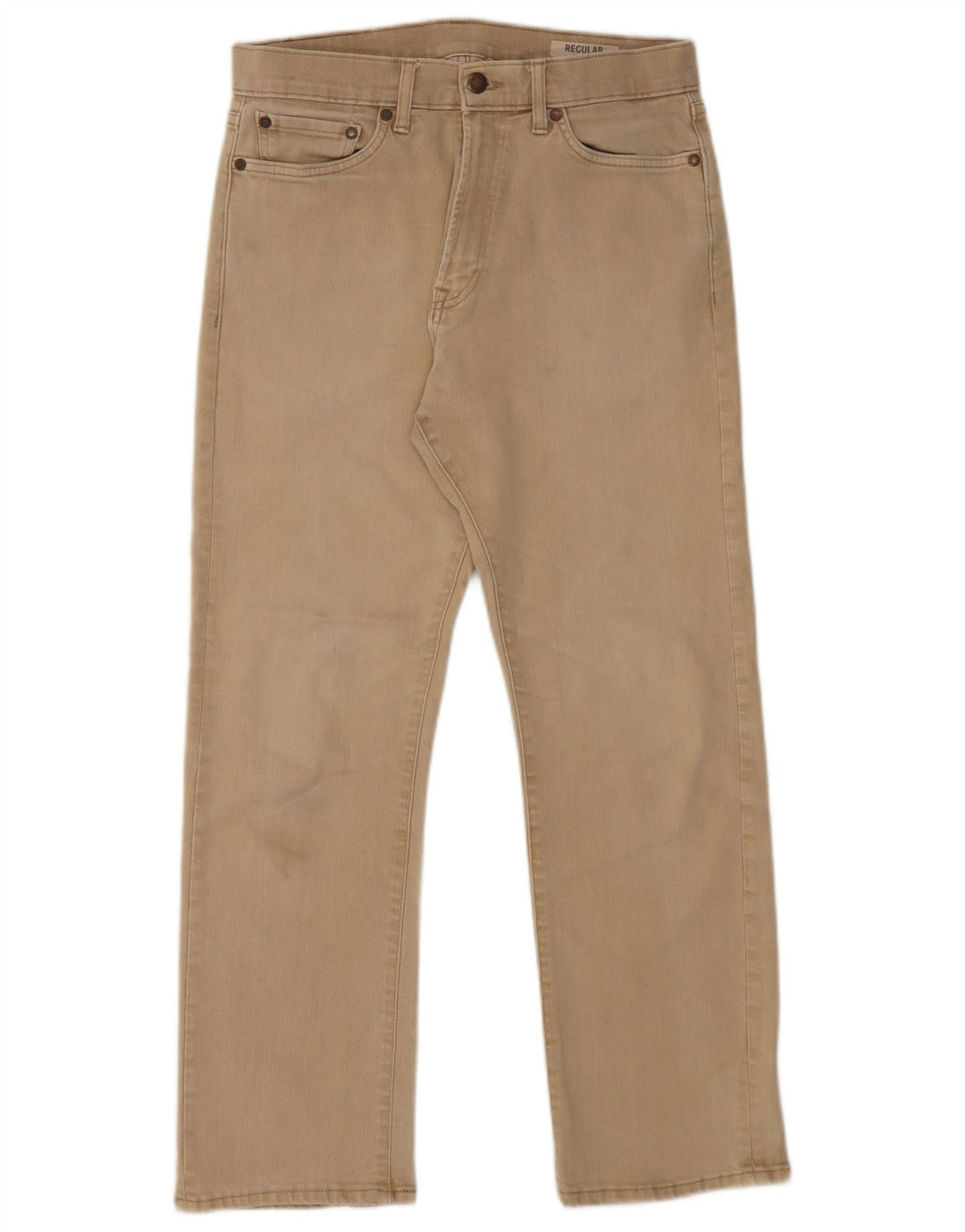 Marks & Spencer Jean droit coupe droite W30 L29 en coton beige pour homme