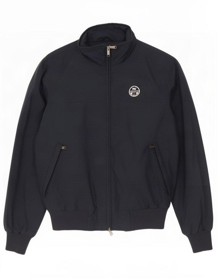 North Sails Veste Bomber Homme UK 38 Medium Bleu Marine Polyamide