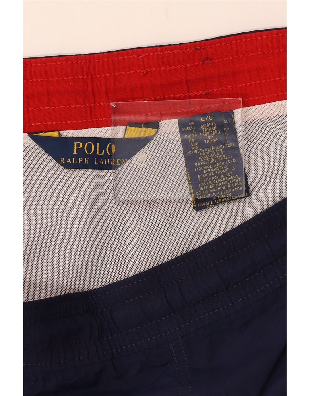 POLO RALPH LAUREN Short de Bain Homme Large Bleu Marine Nylon