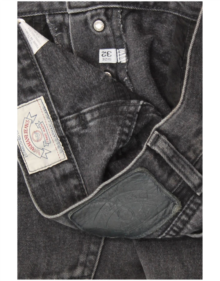 Armani Jean droit W32 L31 gris coton homme