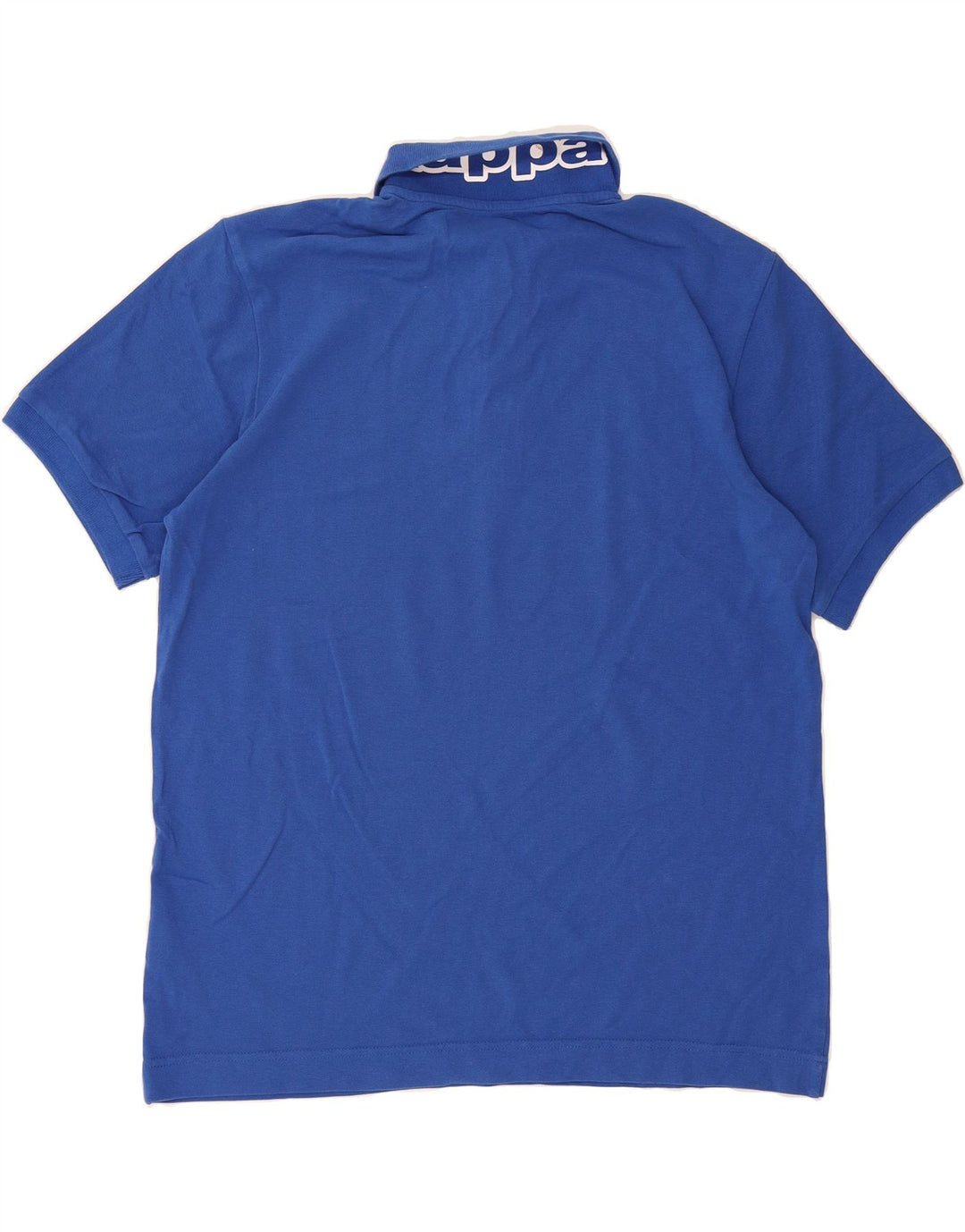 KAPPA Mens Polo Shirt Large Blue Cotton Vintage Kappa and Second-Hand Kappa from Messina Hembry 