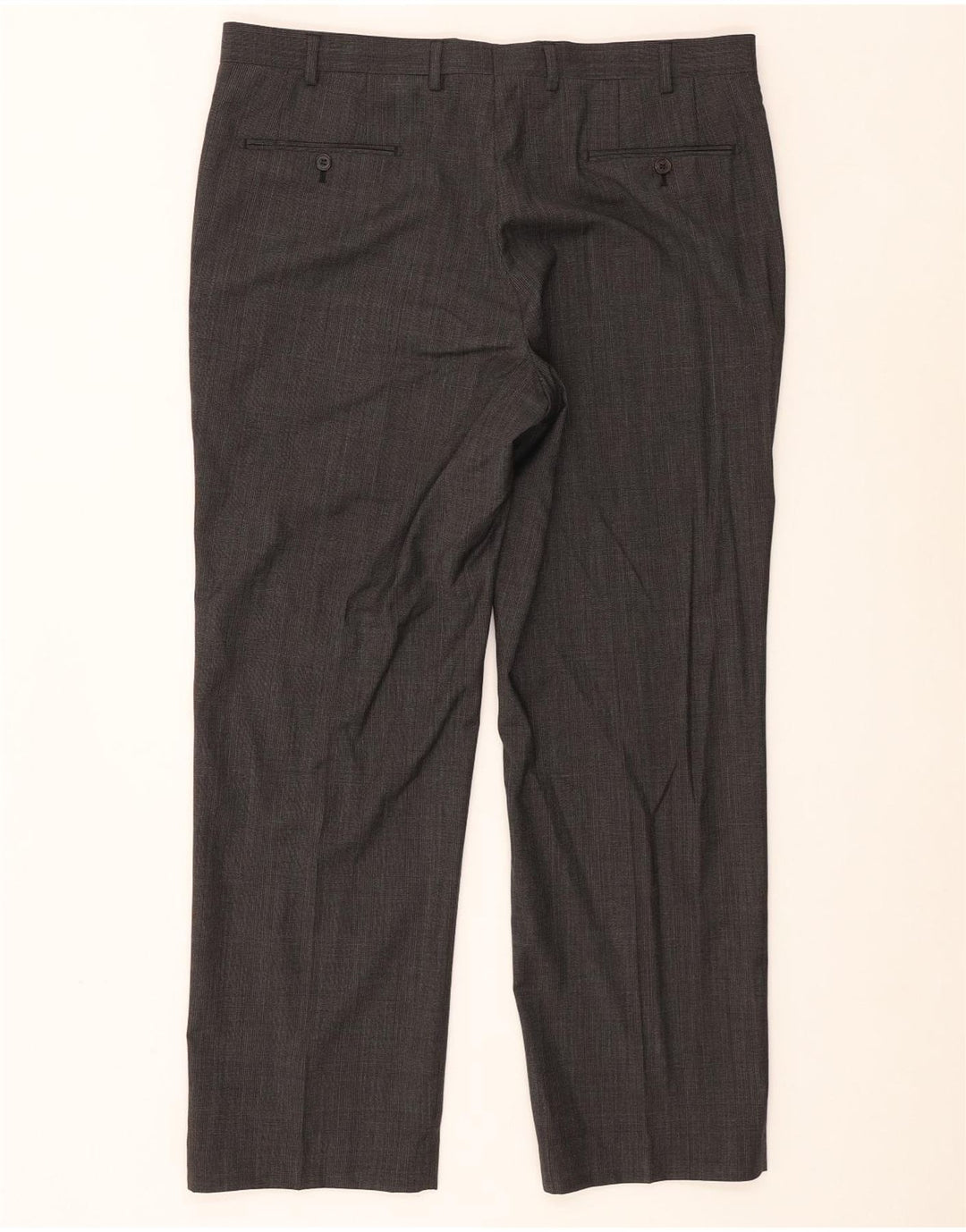 Marks & Spencer Pantalon de costume droit autographe pour homme W38 L31 Gris laine