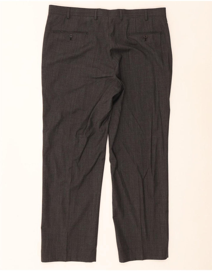 Marks & Spencer Pantalon de costume droit autographe pour homme W38 L31 Gris laine