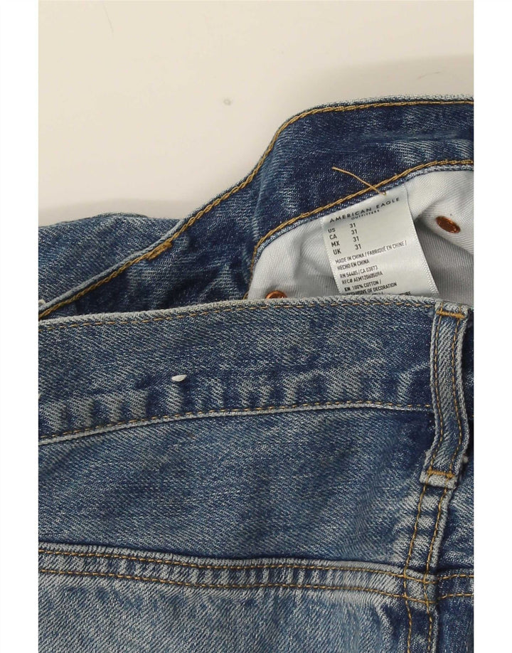 American Eagle Short en jean vieilli W31 pour homme en coton bleu moyen