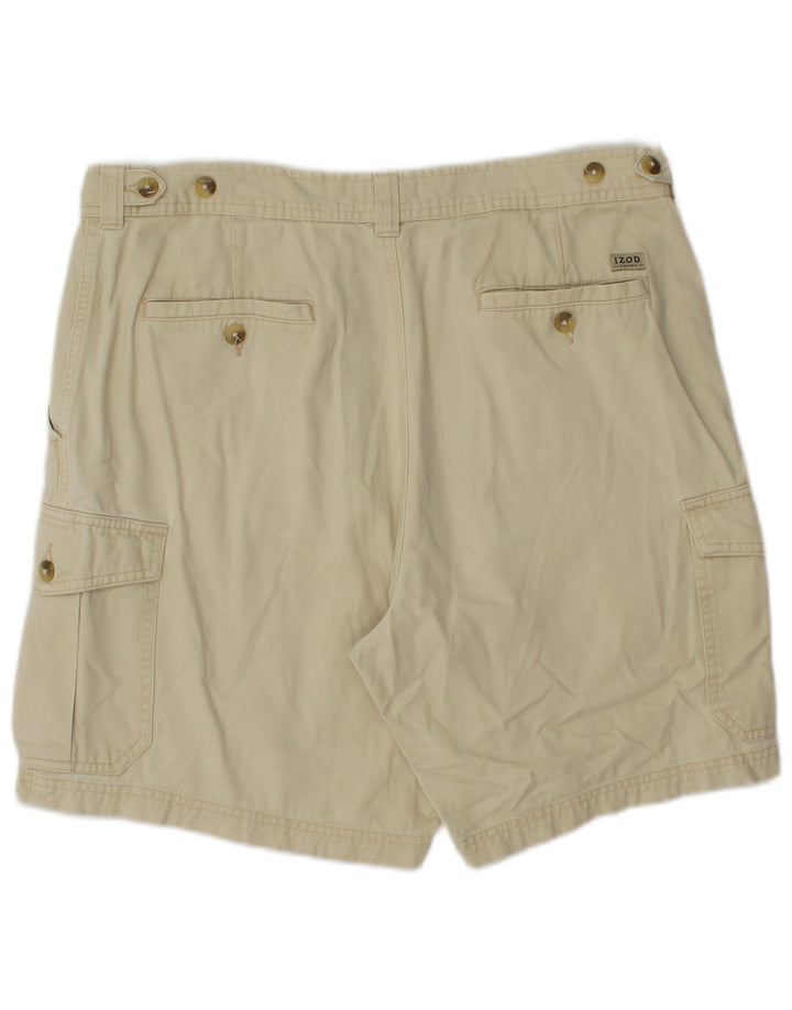 IZOD Short Cargo Homme W34 Grand Coton Beige
