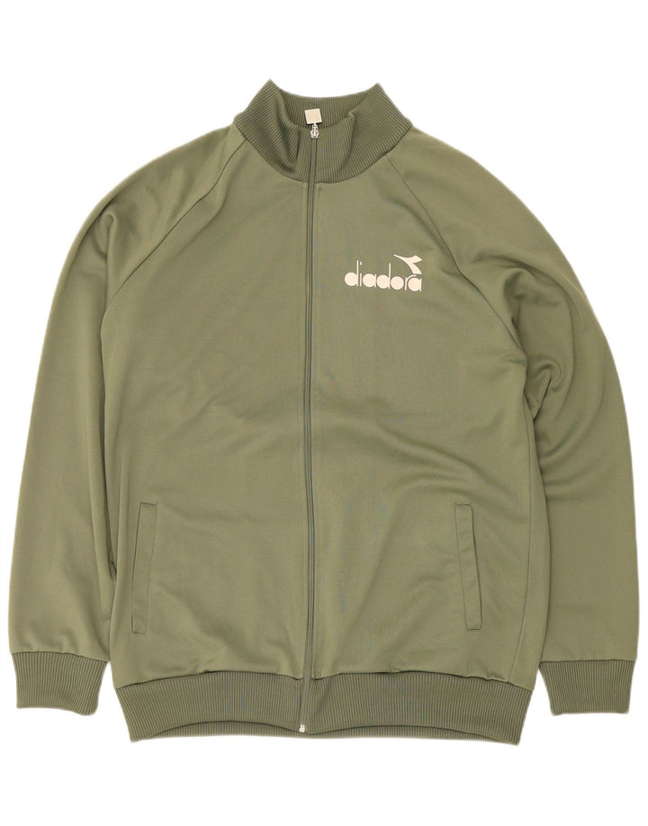 Diadora Veste de Survêtement Graphique Homme XL Vert