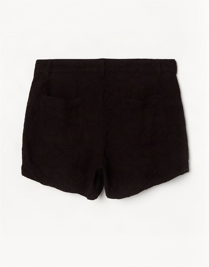 Jack Wills Short Chino Femme UK 12 Moyen W30 Coton Noir