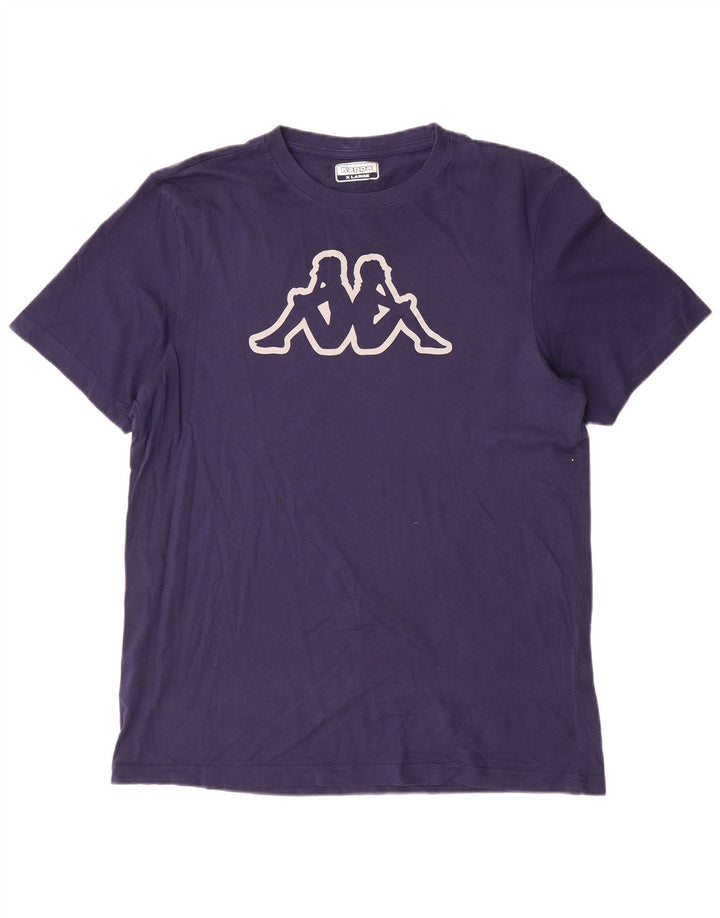 Kappa T-Shirt Graphique Top XL Homme Bleu Marine