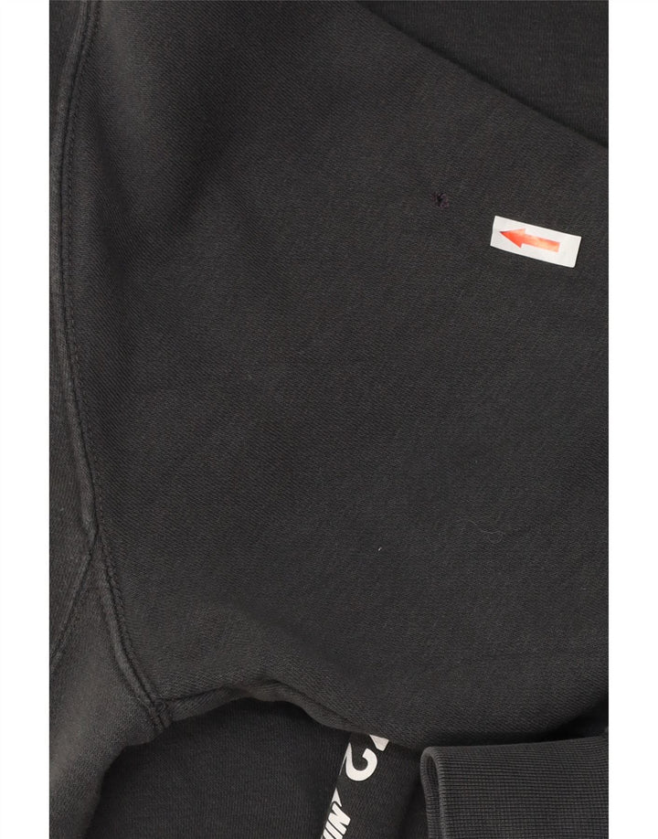 Nike Pull à capuche graphique pour homme Petit coton gris