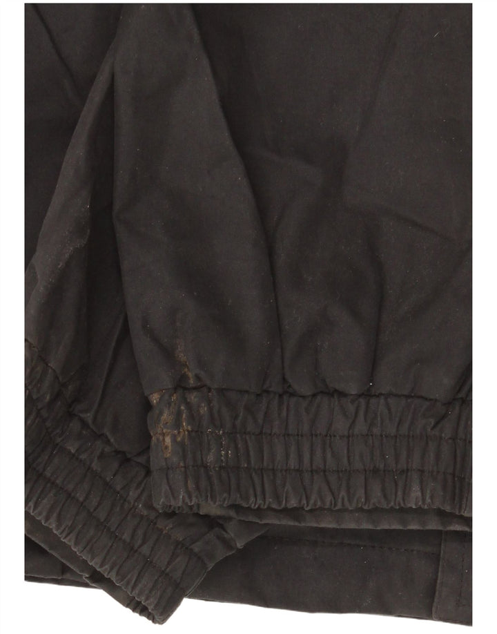 Mountain Warehouse Veste coupe-vent à capuche pour garçon 12-13 ans Noir