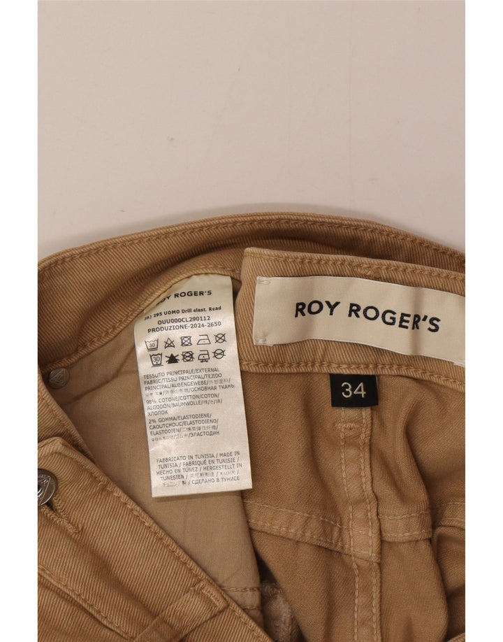 Roy Rogers Jean droit homme W34 L32 marron coton