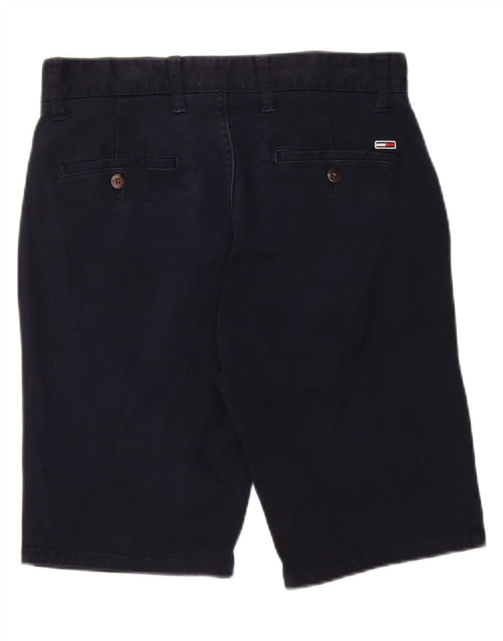TOMMY HILFIGER Short Chino Homme W28 Petit Bleu Marine Coton