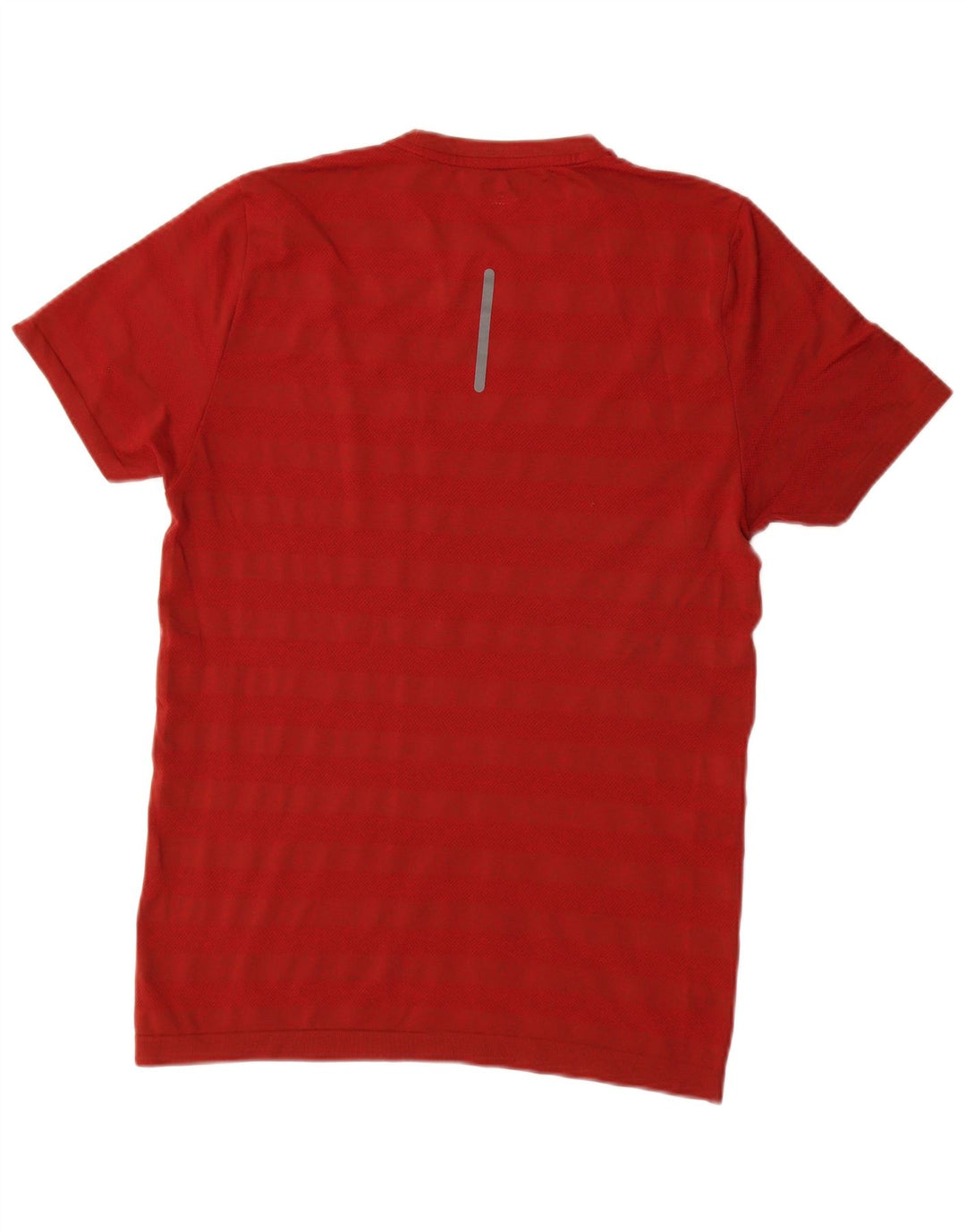 ASICS T-Shirt Homme Rayé Rouge Moyen