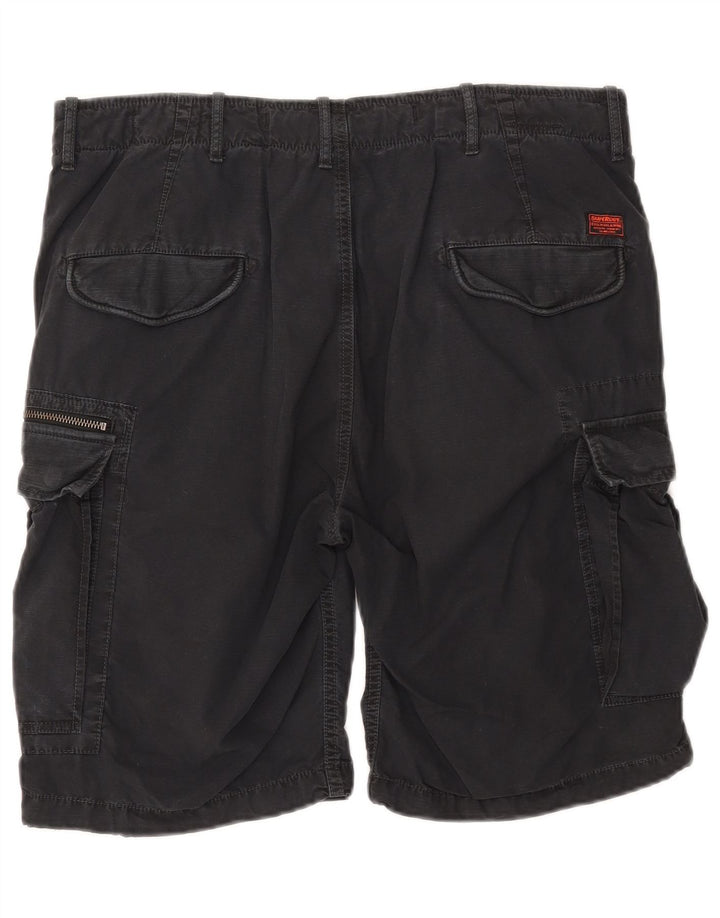Superdry Short Cargo W34 Large Noir Coton Homme