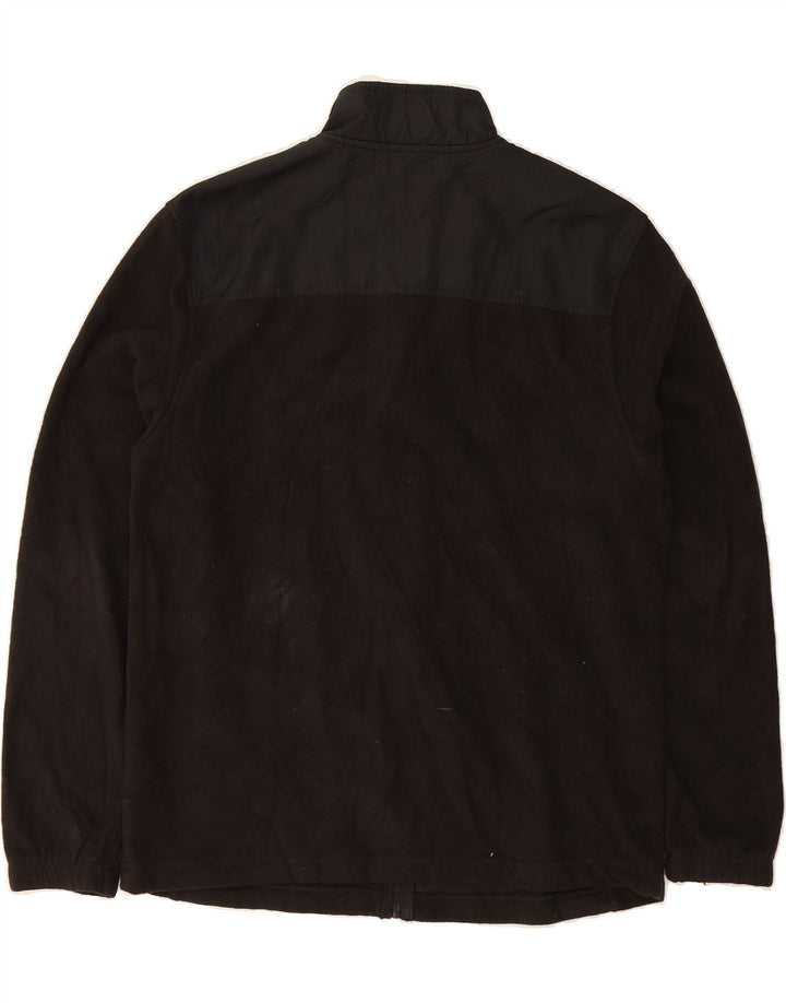 STARTER Mens Fleece Jacket UK 38/40 Medium Black Polyester Vintage Starter and Second-Hand Starter from Messina Hembry 