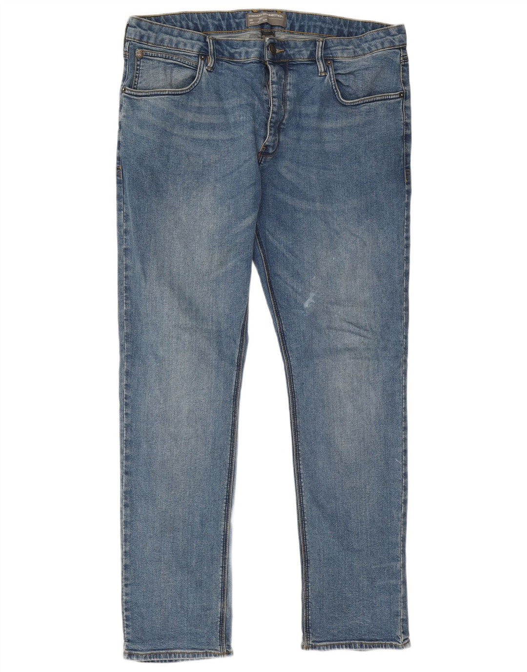 French Connection Jean Slim Homme W38 L34 Bleu Coton