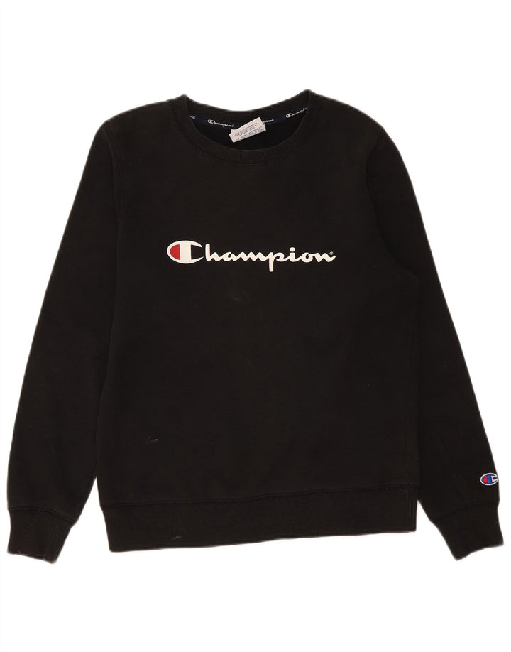 Champion Sweat-shirt graphique pour homme Petit coton noir