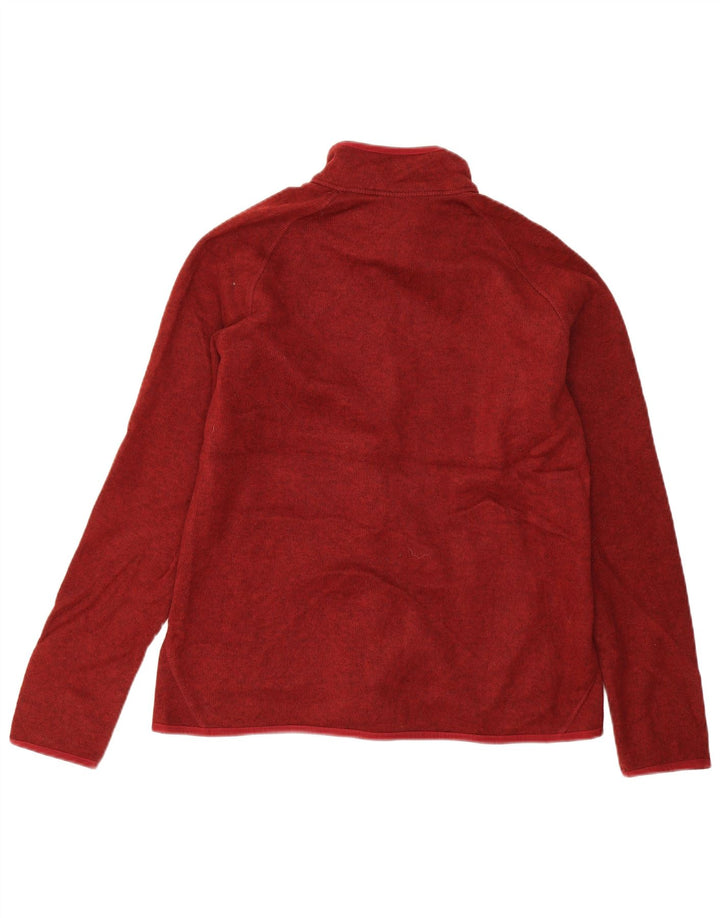 Eddie Bauer Veste de survêtement pour femme UK 18 XL Polyester moucheté rouge