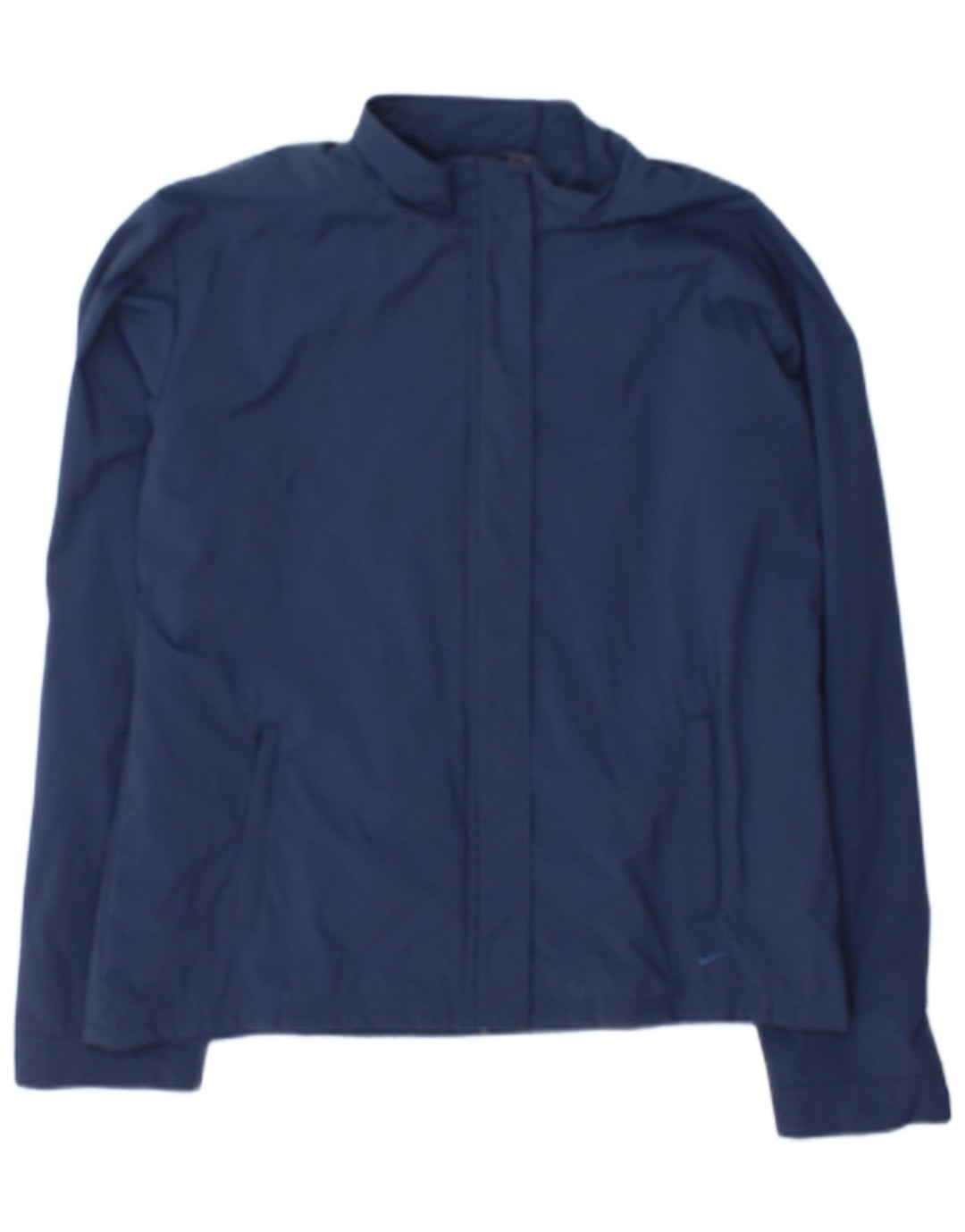 Nike Veste de survêtement pour femme UK 14/16 Large Bleu Marine Nylon