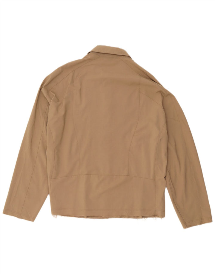 Chemise Homme Zara Polyester Beige Moyen