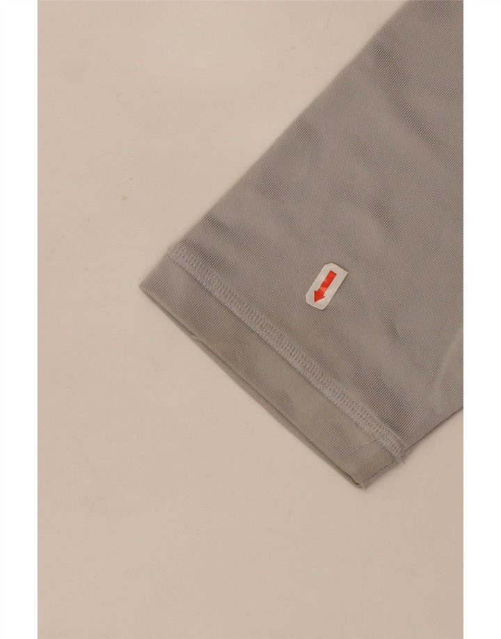Adidas Hommes Climawarm Zip Neck Pull Survêtement Haut Grand Gris Polyester