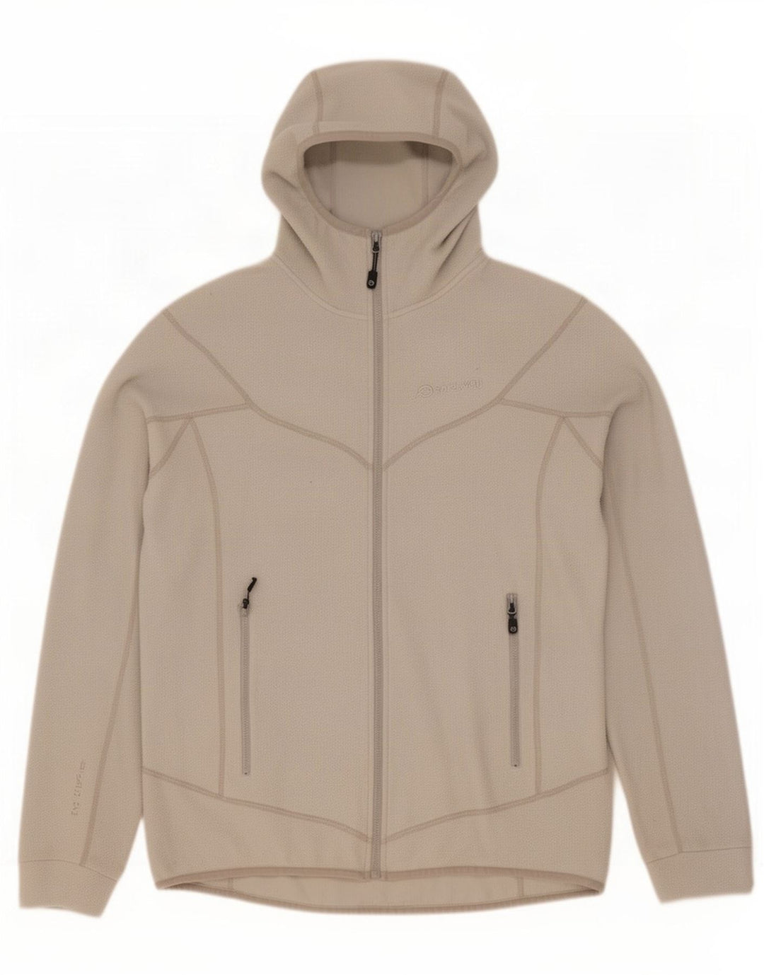 Sprayway Veste polaire à capuche pour femme UK 14 Large Blanc Polyester