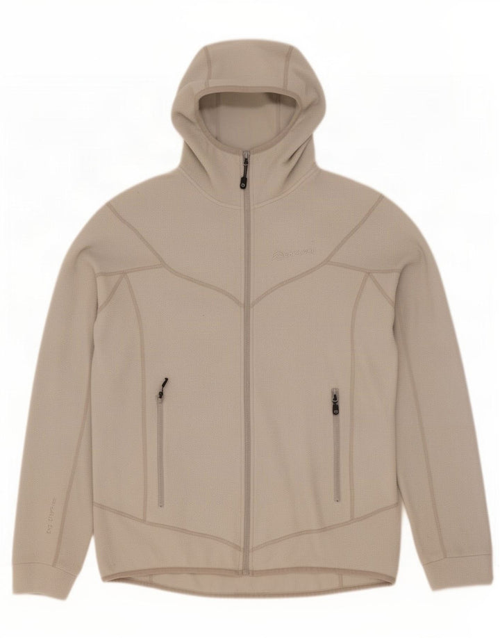 Sprayway Veste polaire à capuche pour femme UK 14 Large Blanc Polyester