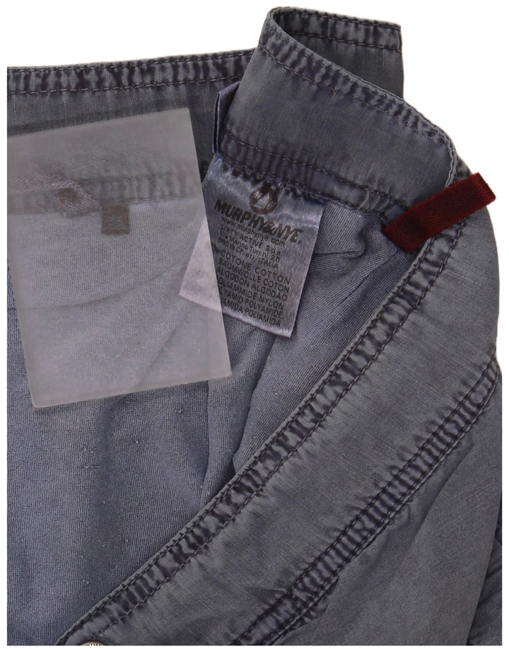 Murphy & Nye Short décontracté pour homme W38 XL en coton bleu