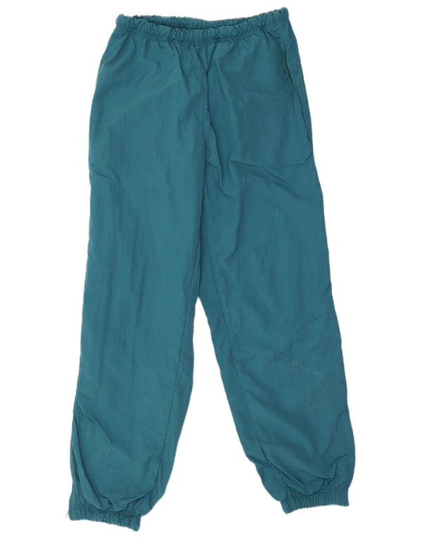 vintage Mens Survêtement Pantalon Joggers Grand Turquoise Polyamide