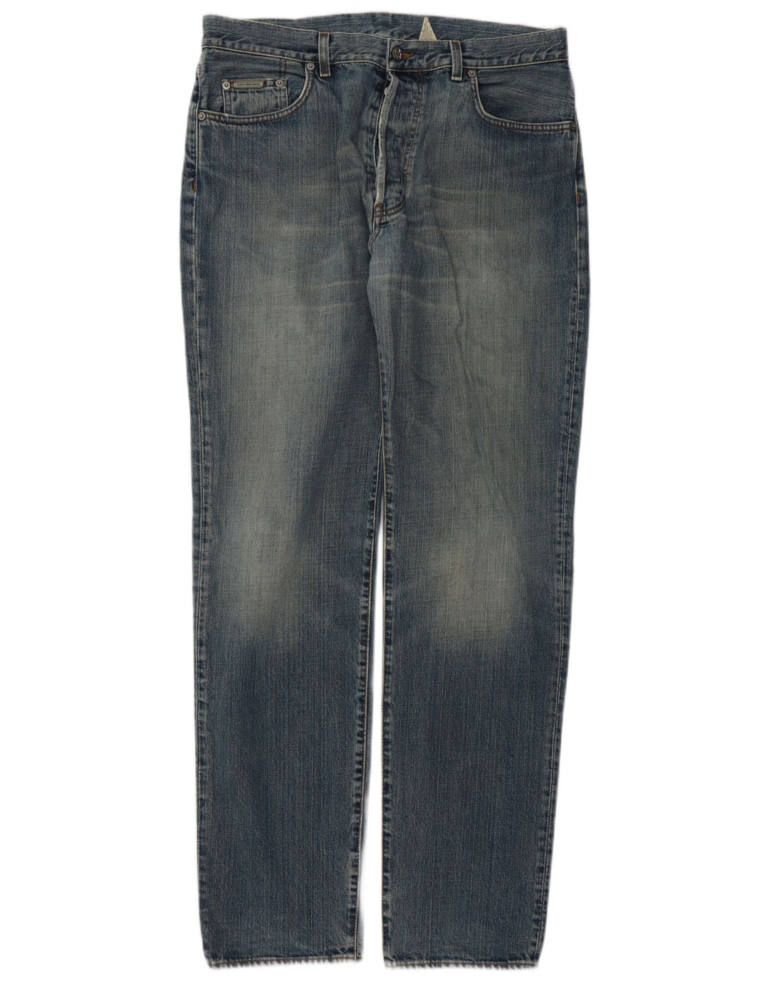 Calvin Klein Jean Slim Femme W36 L34 Bleu Coton