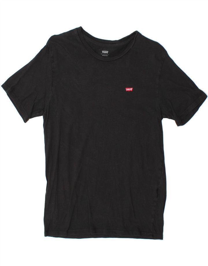 LEVI'S Mens Standard T-Shirt Top Small Black Cotton Vintage Levi's and Second-Hand Levi's from Messina Hembry 
