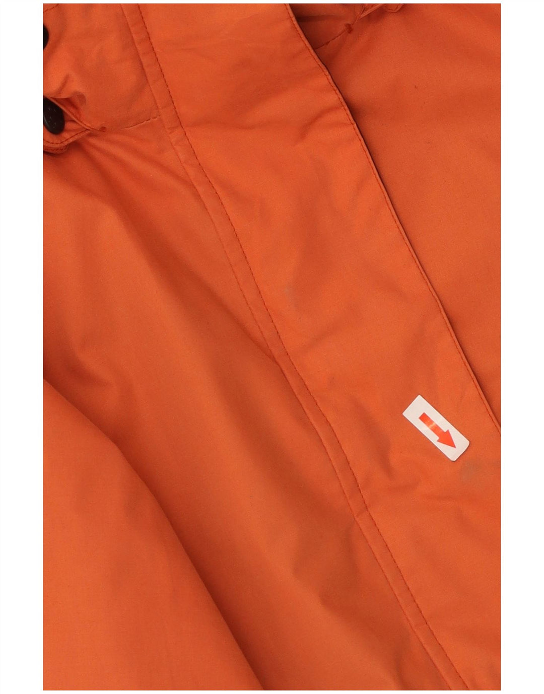 Jack Wolfskin Veste coupe-vent à capuche pour femme UK 10 Petit Orange Polyester