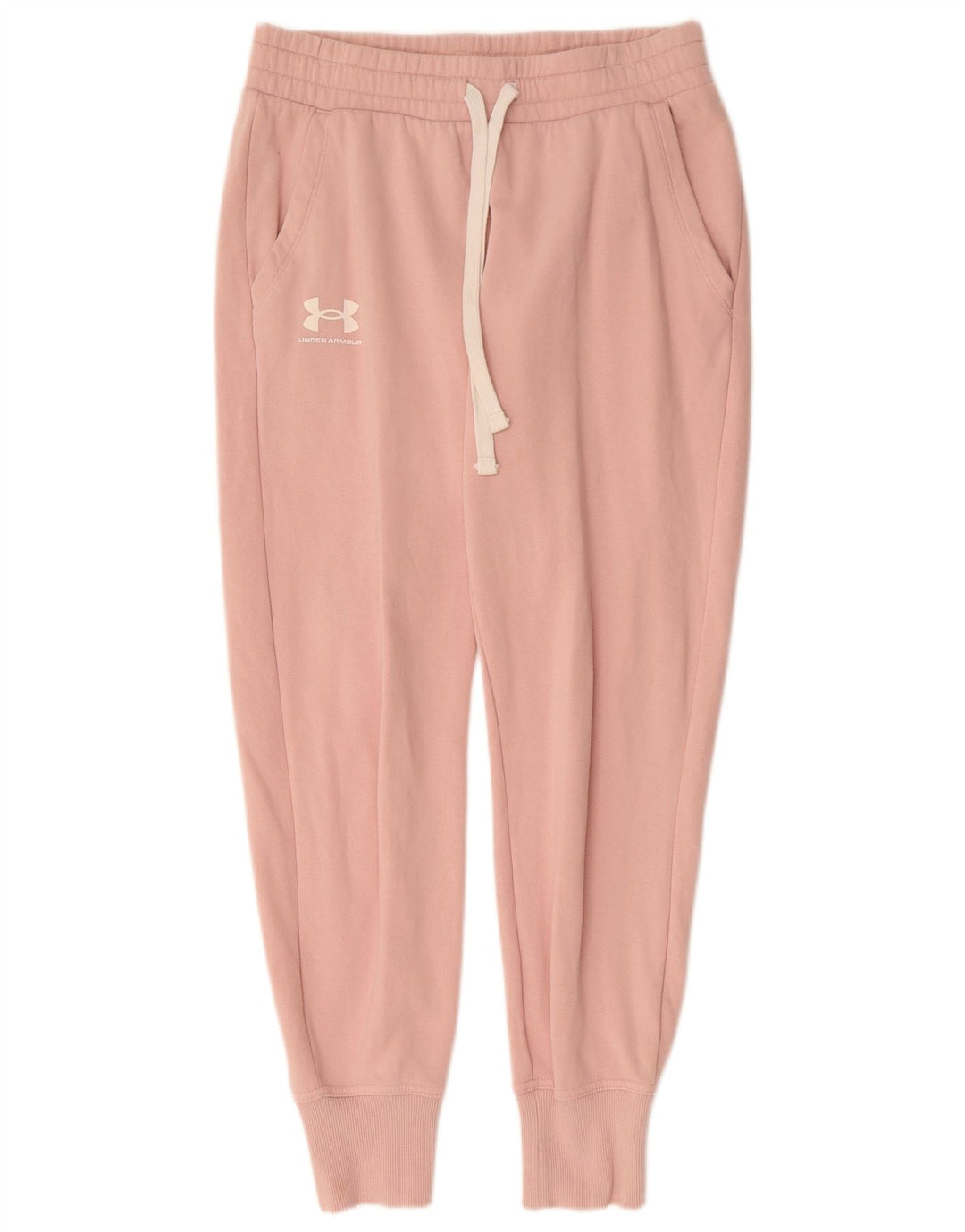 UNDER ARMOUR Pantalon de survêtement pour femme Joggers UK 8 Small Rose Coton