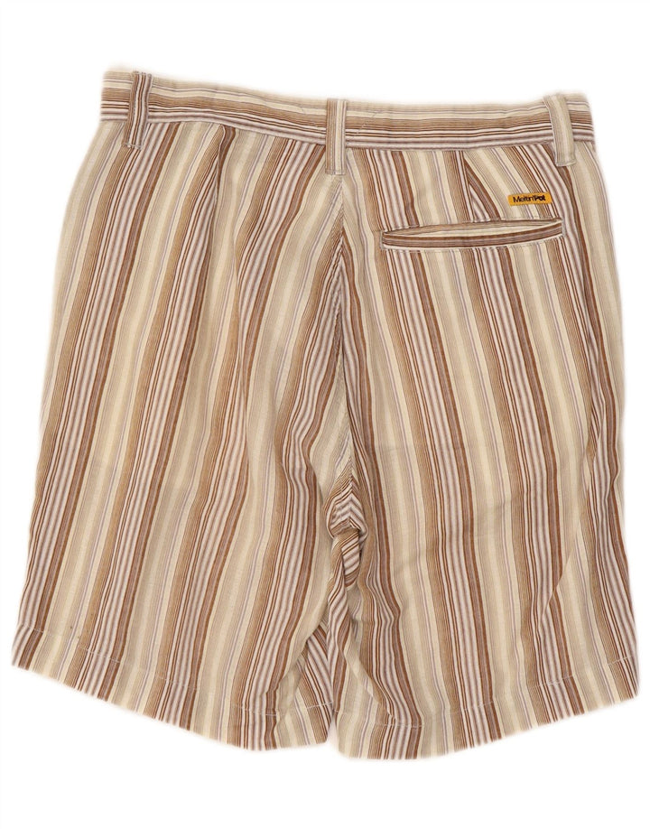 Meltin' Pot Short Chino Femme W29 Coton Rayé Multicolore Moyen