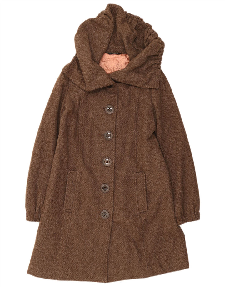 Liu Jo Manteau Femme IT 42 Laine Marron Moyen