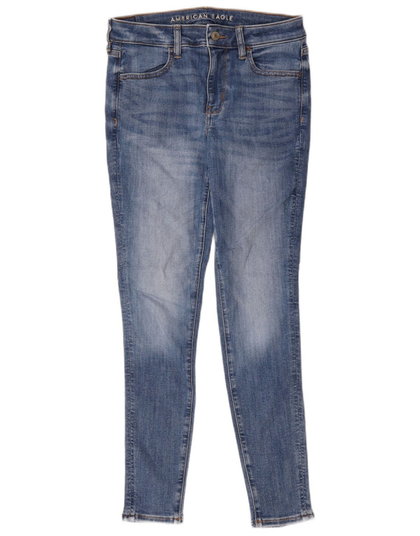 American Eagle Jean skinny pour femme US 6 Medium W30 L28 Bleu Coton