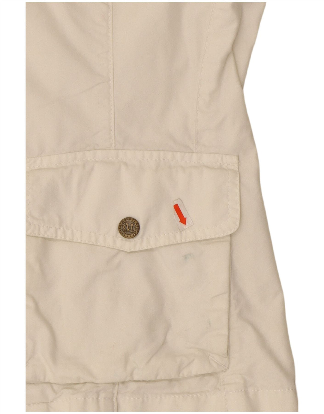 Marlboro Classics Veste utilitaire pour femme EU 44 XL Coton blanc