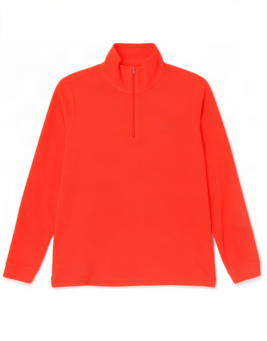 Lotto Pull Polaire Col Zippé Homme XL Rouge