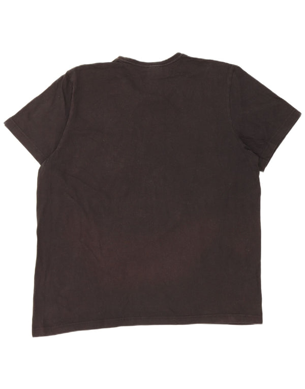 Adidas Mens Graphic T-Shirt Top XL Noir Coton