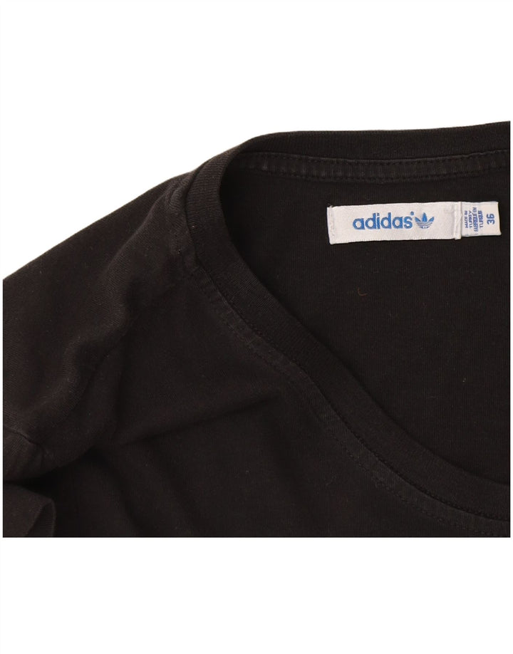 Adidas T-shirt graphique pour femme EU 36 Petit Noir