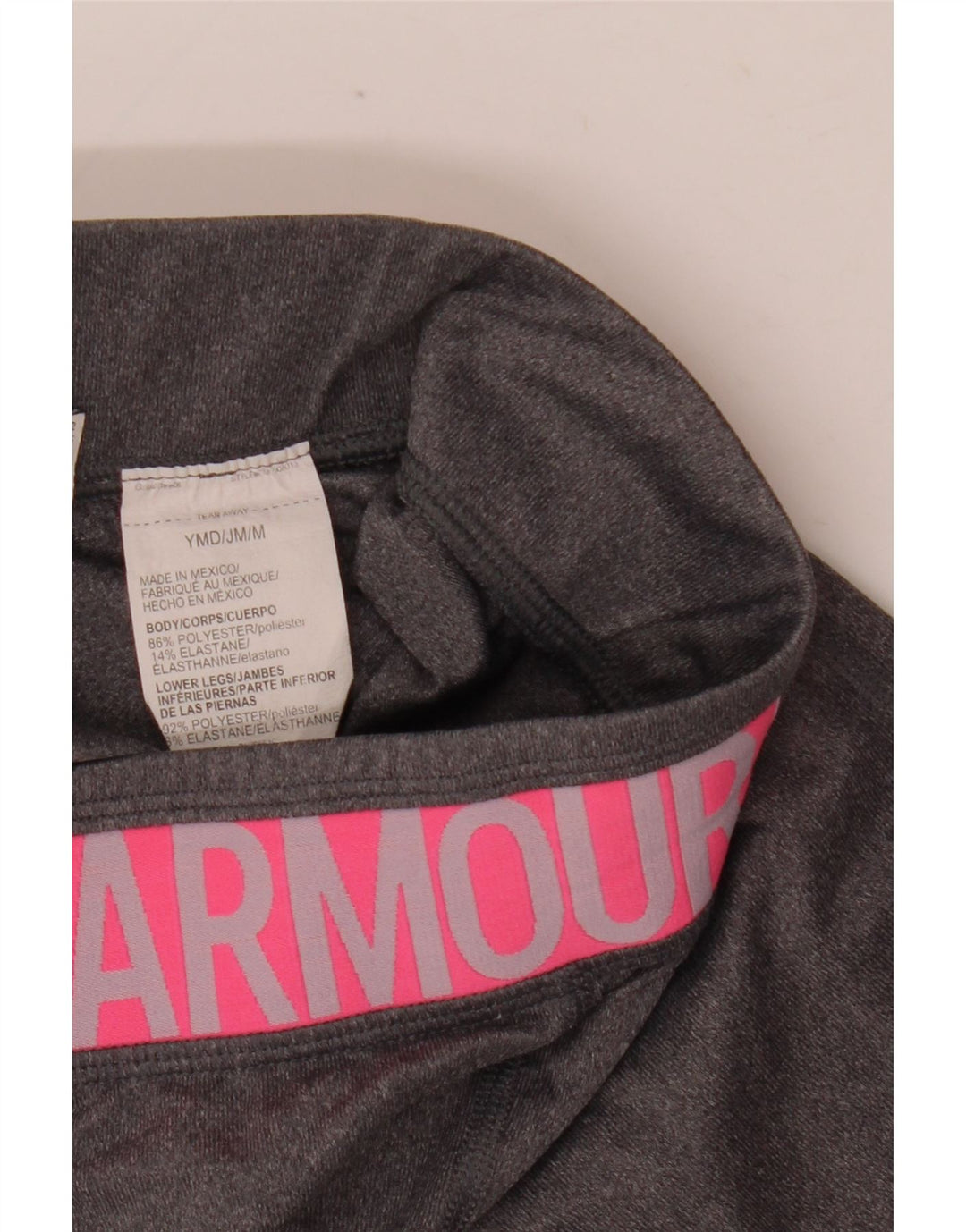 Under Armour Legging Graphique Fille 9-10 ans Gris Moyen Colourblock