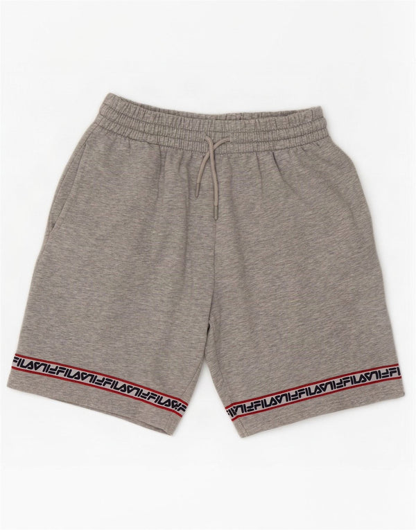 Fila Short Graphic Sport Homme Gris Moyen Colourblock Coton